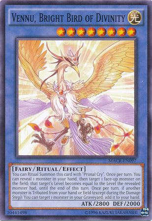 Vennu, Bright Bird of Divinity - MACR-EN097 - Common - Unlimited
