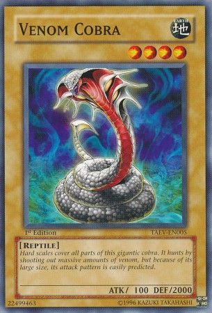 Venom Cobra - TAEV-EN005 - Common - 1st Edition