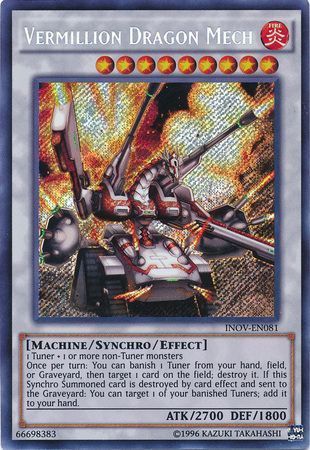 Vermillion Dragon Mech - INOV-EN081 - Secret Rare - Unlimited