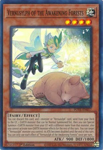 Vernusylph of the Awakening Forests - POTE-EN017 - Super Rare - 1st Edition