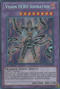 Vision HERO Adoration - GENF-EN096 - Secret Rare - 1st Edition