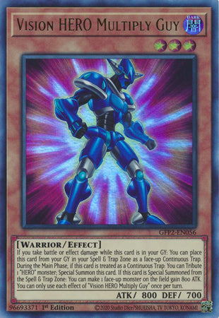 Vision HERO Multiply Guy - GFP2-EN056 - Ultra Rare - 1st Edition