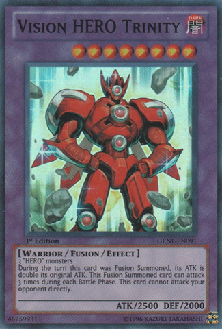 Vision HERO Trinity - GENF-EN091 - Super Rare - 1st Edition