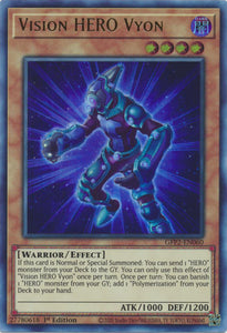 Vision HERO Vyon - GFP2-EN060 - Ultra Rare - 1st Edition