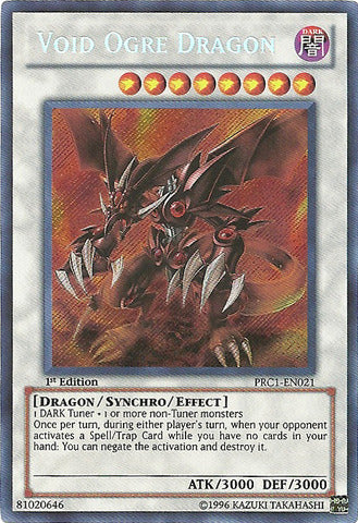 Void Ogre Dragon - PRC1-EN021 - Secret Rare - 1st Edition