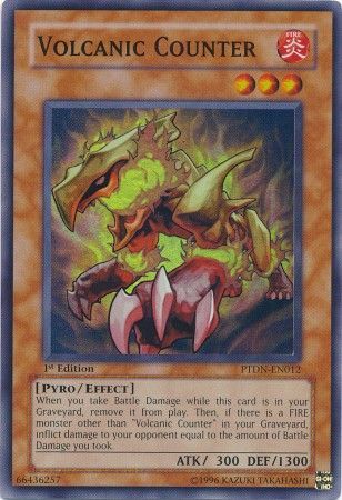 Volcanic Counter - PTDN-EN012 - Super Rare - 1st Edition