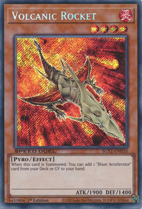 Volcanic Rocket - SGX1-ENH10 - Secret Rare - 1st Edition