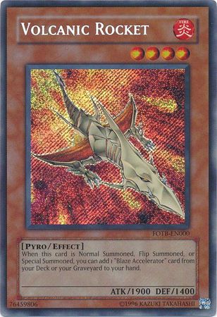 Volcanic Rocket - FOTB-EN000 - Secret Rare - Unlimited