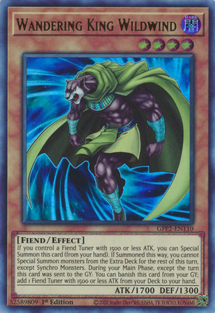 Wandering King Wildwind - GFP2-EN110 - Ultra Rare - 1st Edition