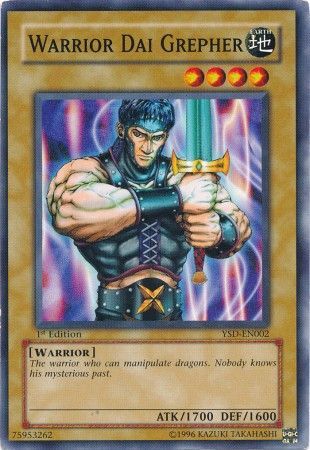 Warrior Dai Grepher - YSD-EN002 - Common - 1st Edition