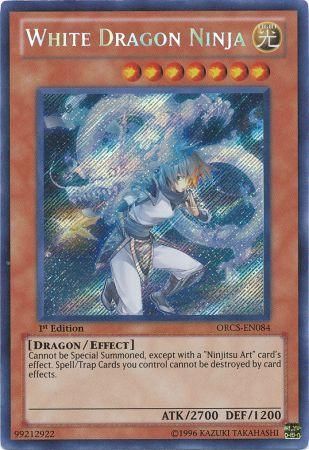 White Dragon Ninja - ORCS-EN084 - Secret Rare - 1st Edition