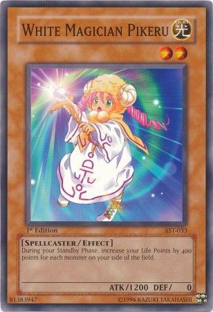 White Magician Pikeru - AST-033 - Common - 1st Edition