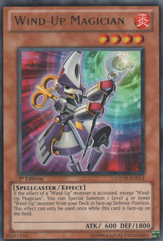 Wind-Up Magician - GENF-EN014 - Rare - 1st Edition