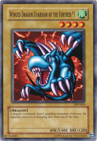 Winged Dragon, Guardian of the Fortress #1 - SDY-003 - Common - Unlimited