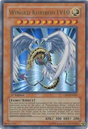 Winged Kuriboh LV10 - CRV-EN005 - Ultra Rare - 1st Edition