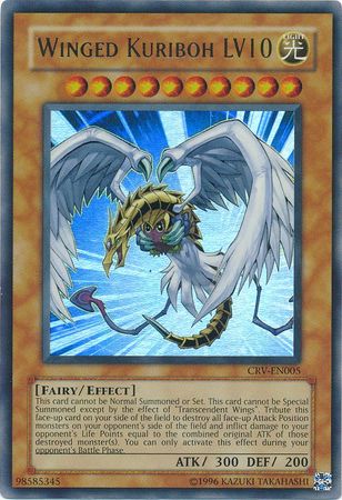 Winged Kuriboh LV10 - CRV-EN005 - Ultra Rare - Unlimited