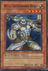 Wulf, Lightsworn Beast - LODT-EN023 - Super Rare - 1st Edition