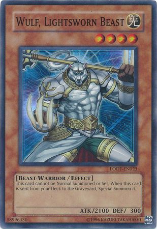 Wulf, Lightsworn Beast - LODT-EN023 - Super Rare - Unlimited