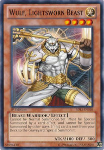 Wulf, Lightsworn Beast - SDLI-EN010 - Common - 1st Edition