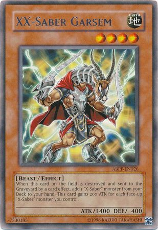 XX-Saber Garsem - ABPF-EN026 - Rare - Unlimited