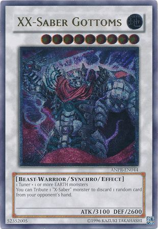 XX-Saber Gottoms - Ultimate - ANPR-EN044 - Ultimate Rare - Unlimited