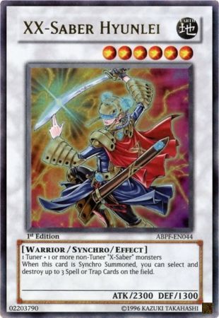 XX-Saber Hyunlei - ABPF-EN044 - Ultra Rare - 1st Edition