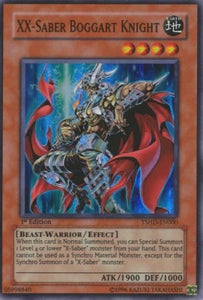 XX-Saber Boggart Knight - TSHD-EN000 - Super Rare - 1st Edition