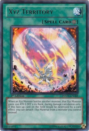 Xyz Territory - PHSW-EN088 - Rare - 1st Edition