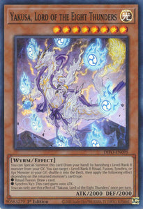 Yakusa, Lord of the Eight Thunders - DIFO-EN095 - Super Rare - 1st Edition