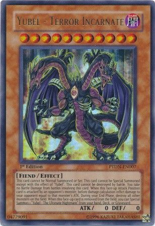 Yubel - Terror Incarnate - PTDN-EN007 - Ultra Rare - 1st Edition