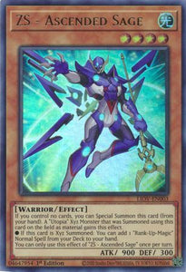 ZS - Ascended Sage - LIOV-EN003 - Ultra Rare - 1st Edition