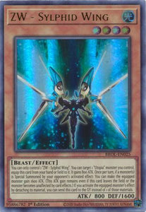 ZW - Sylphid Wing - BROL-EN025 - Ultra Rare - 1st Edition