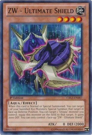 ZW - Ultimate Shield - CBLZ-EN007 - Common - 1st Edition