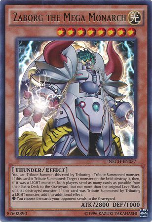 Zaborg the Mega Monarch - NECH-EN037 - Ultra Rare - Unlimited