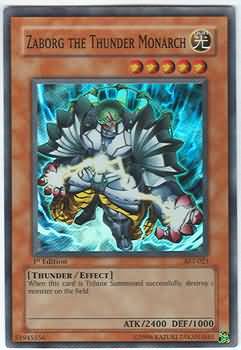 Zaborg the Thunder Monarch - AST-023 - Super Rare - 1st Edition