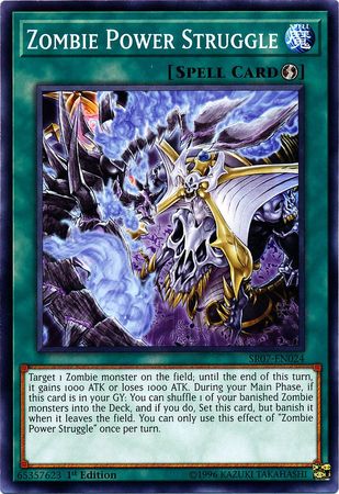 Zombie Power Struggle - SR07-EN024 - Common - 1st Edition