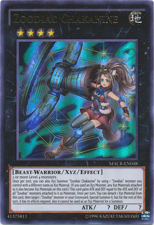 Zoodiac Chakanine - MACR-EN048 - Ultra Rare - Unlimited