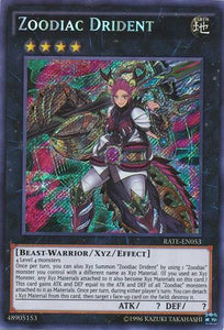 Zoodiac Drident - RATE-EN053 - Secret Rare - Unlimited