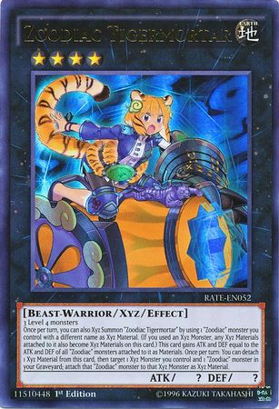 Zoodiac Tigermortar - RATE-EN052 - Ultra Rare - 1st Edition