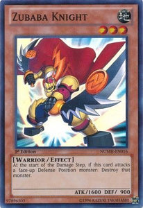 Zubaba Knight - NUMH-EN016 - Super Rare - 1st Edition