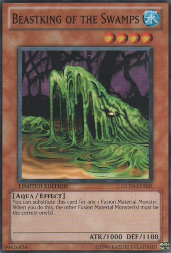 Beastking of the Swamps - GLD4-EN005 - Common - Limited