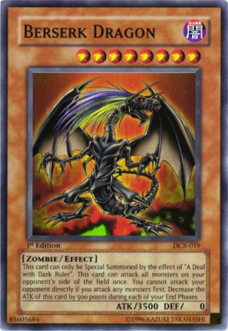 Berserk Dragon - DCR-019 - Super Rare - 1st Edition