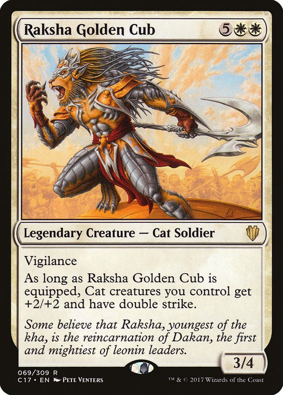 Raksha Golden Cub - C17 - Rare