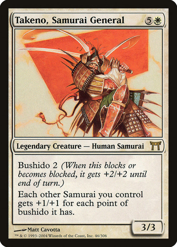 Takeno, Samurai General - CHK - Rare