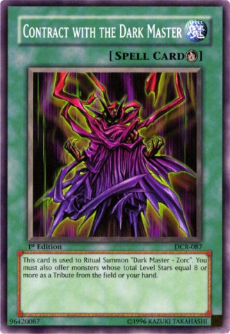 Contract with the Dark Master - DCR-087 - Common - Unlimited