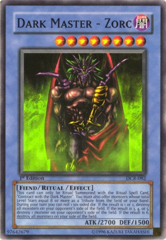 Dark Master - Zorc - DCR-082 - Super Rare - Unlimited