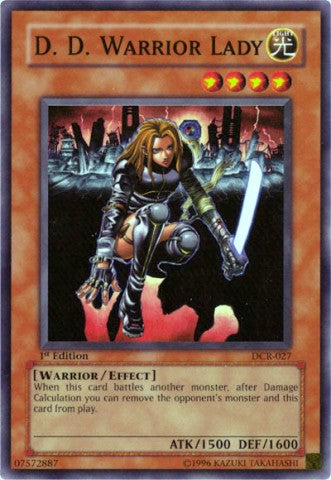 D.D. Warrior Lady - DCR-027 - Super Rare - Unlimited