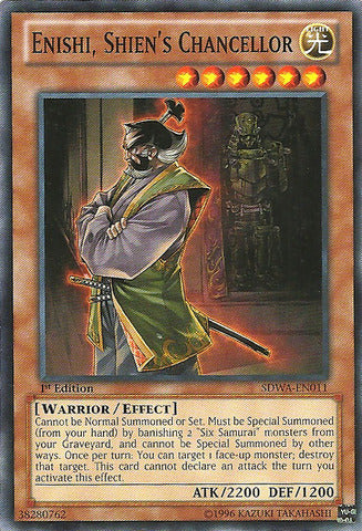 Enishi, Shien's Chancellor - SDWA-EN011 - Common - 1st Edition