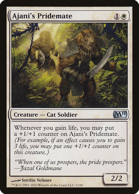 Ajani's Pridemate - M11 - Uncommon