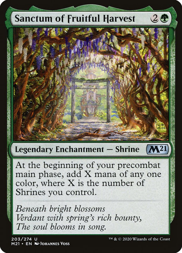 Sanctum of Fruitful Harvest - M21 - Uncommon - Foil